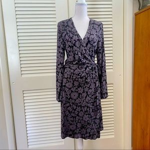 Boden jersey knit true wrap dress, size 12